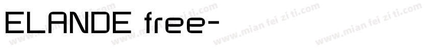 ELANDE free字体转换